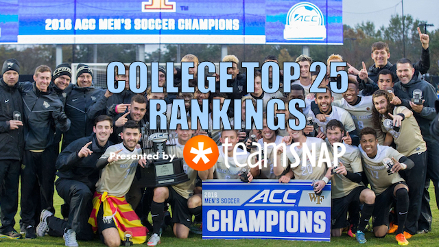 TopDrawerSoccer Men?s Top 25: The Big Dance