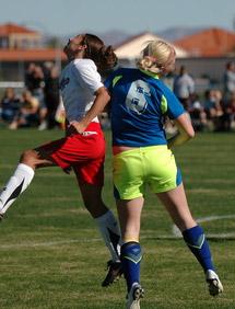 girls youth club soccer player Alexis D?Zmura
