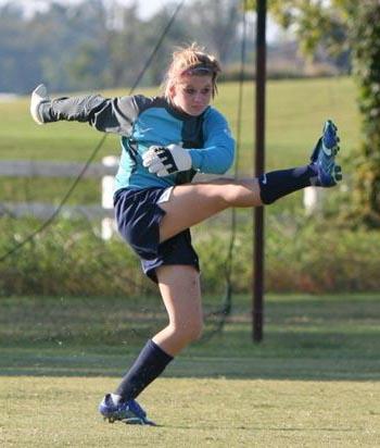 Elite club soccer player Schyler Arnold.