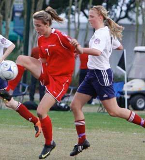elite girls club soccer players