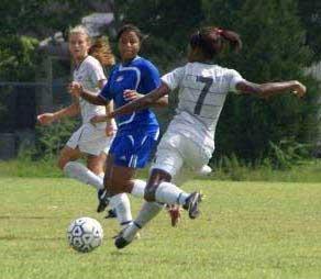 elite girls youth club soccer player