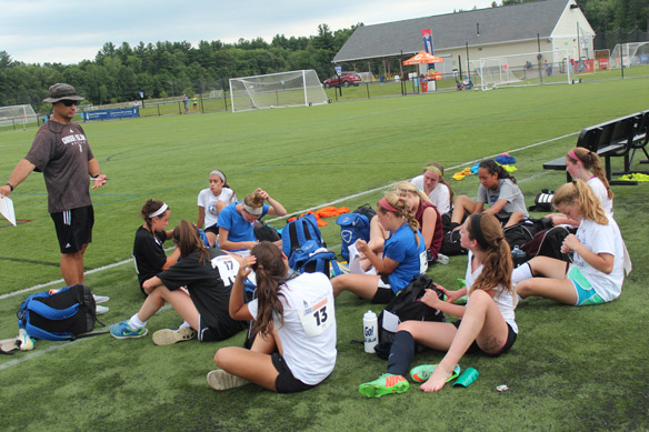 URI's Daniel Brizard instructing his group
